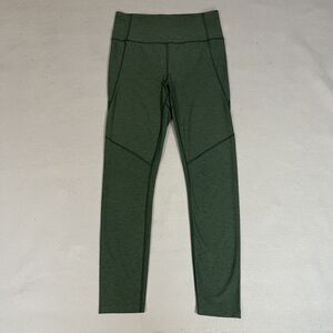 Outdoor Voices Womens Hunter 3/4 Leggings Medium M Warmup Green
